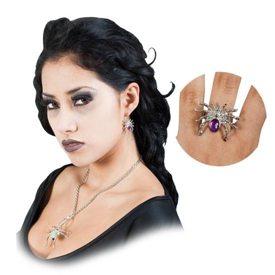 verkoop - attributen - Halloween - Ring spin paars